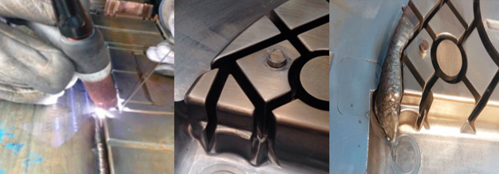 Aplicación de soldaduras especiales